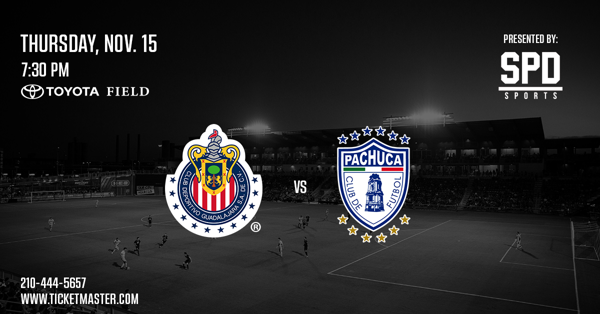 TOYOTA FIELD TO HOST CHIVAS DE GUADALAJARA AND . PACHUCA IN EXHIBITION  MATCH - San Antonio FC